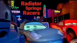 Radiator Springs Racers Cars Land Disney California Adventure Christmas 2021 on & off ride POV