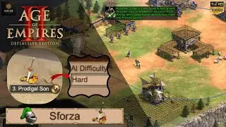 AoE2: DE - Prodigal Son #3 - Sforza Campaign Gameplay (Hard Difficulty)