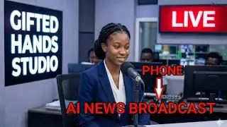 BEGINNER'S GUIDE : How To Create a Professional News Broadcast Video Using Phone and AI 