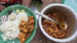 New Year Special 2026 Outdoor Chicken Curry Gravy Recipe😋👌