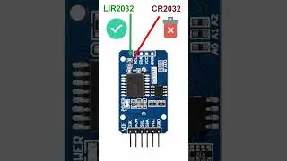 Проблема с батареей DS3231 CR2032 и ее решение