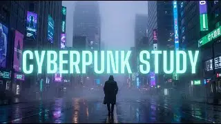 Cyberpunk Study Music &mdash; Synthwave for Focus, Reading & Deep Concentration