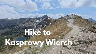 Hike to Kasprowy Wierch in the Tetra Mountains of Poland