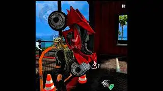 Free Fire new trick in training ground  Park the bike upright 😂🔥 #FreeFire #Gaming #Shorts