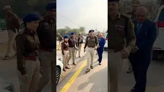 Police commissioner inspected the security arrangements of Surajkund fair🔥#surajkundmelafaridabad