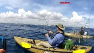 Fishing offshore with Pushing Water kayak Charters