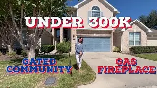 North Houston Townhome Under $300K, Gated Community, Gas Powered Fireplace with Chantal Nguyen