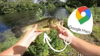 GOOGLE MAPS fishing CHALLENGE! (Crazy)