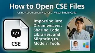 How to Open CSE Files (Dreamweaver Code Snippet)