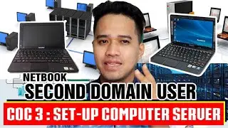 COC 3 : CREATE 2ND DOMAIN USER (NETBOOK) AND CHECKING OF FOLDER DESKTOP #css #computersystem #fypシ