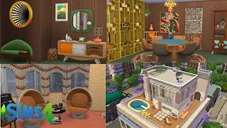 Nostalgia, los años 70/ Sims 4 tour residencial/ ASMR