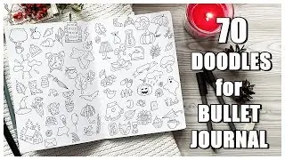 70 ОСЕННИХ ДУДЛОВ ДЛЯ ОФОРМЛЕНИЯ ЕЖЕДНЕВНИКА | BULLET JOURNAL