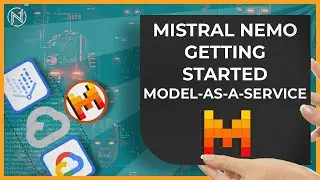 Mistral NeMo Model-as-a-Service GUI/API (Google Cloud)