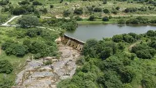 Sir M Visvesvaraya Dam Drone View Ghati Subramanya Karnataka