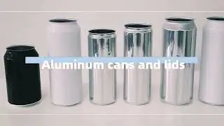 aluminum can with lid #metalpackaging #metalcover #easyopenend #tincan #aluminumlid