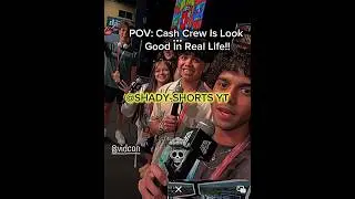 POV: THE CASH CREW is nice looking🔥🎊🤯 #vidcon2025 #NicoAndCash #cash #nico #zoey #shady #mia #fyp