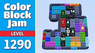 Color Block Jam Level 1290 (1291) | Every Puzzle Solved! 🎯