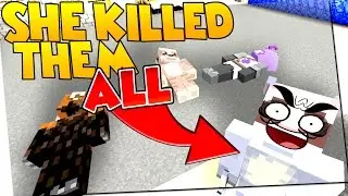SHE KILLED THEM ALL !! -|- Minecraft xbox - Murder Mystery