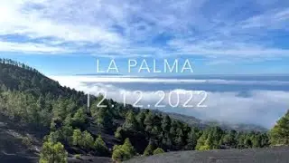 La Palma 12.12.2022 - Montana Marcus & Blick auf Vulkan Tajogaite