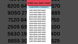 Find the Odd One Out | Visual Puzzle Challenge #shorts #puzzle #quiz
