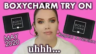BOXYCHARM TRY ON MAY 2020 | Regular & Premium | This didn't go as planned..