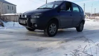 Scenic RX4 и Т5 4motion ТЕСТ ПО ЛЬДУ(2)