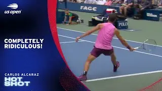 Carlos Alcaraz's EPIC Chopper-Grip Forehand Winner! | 2025 US Open