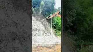 Slope Savior: Watch This Genius Excavator-Powered Concrete Pump Reinvent Mountain Protection!
