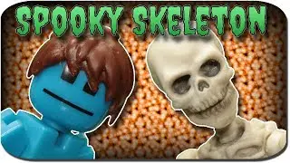 Spooky Scary Skeleton - ( a #Stikbot Stop Motion Scary Halloween Animation)