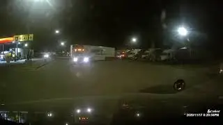 Caught on dashcam:  A not so swift backing