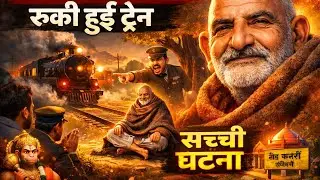 जब RAILWAY को बनाना पड़ गया स्टेशन |सच्ची घटना | संत जिसने पूरी ट्रेन रोक दी | Neem Karoli Baba Story