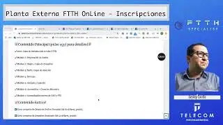 Manipulación de Cables Ópticos para Planta Externa FTTH