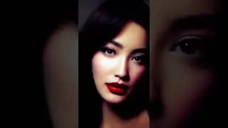 stable diffusion  Beautiful Brunette portrait video short #shorts
