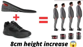 Height increase insole review 😱/8cm height increase in 2minutes😱 /#heightkaisebadhaye #insole #viral