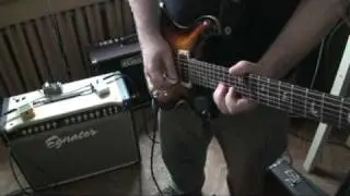 Vovan Vopilov.  Analogman Boss SD1/808 silver mod push/pull  vs BSM treble boost