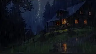 Super Heavy Rain to Sleep Instantly | Deep Sleep, Beat Insomnia, Relaxing White Noise