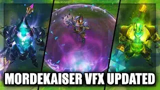 Mordekaiser Rework Visual Effects VFX Updated to All Skins (League of Legends)