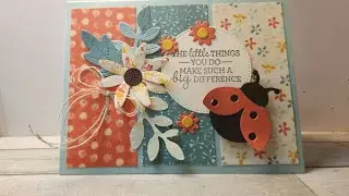 August 2023 Online class card 3-Little Ladybug