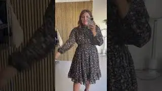 The Dunlap High Neck Midi Dress in Black Floral