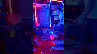Hey Ai. Show someone breaking things in a rage room...