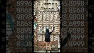 Find The Number 🔍🔢 8998 | #numbers #brain #quiz #puzzle #focus game #attention test #genius