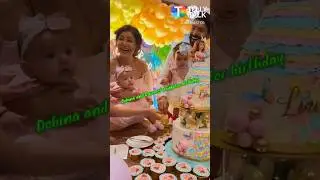 Debina and Gurmeet baby Lianna first birthday|#shorts #youtubeshorts  #trending # Debina Decodes