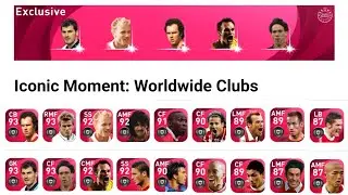 FREE! FREE!! FREE!!! Iconic Moment: WORLDWIDE CLUBS🔥PES 2021Mobile😮 #Shorts