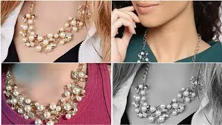 Jewellery Sets for Women Gold Plated Pearl Studded Necklace Jewellery Set with Earrings | Necklace