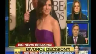 Sandra Bullock Divorcing Jesse? - Leslie Marshall on Showbiz Tonight 3/30/10