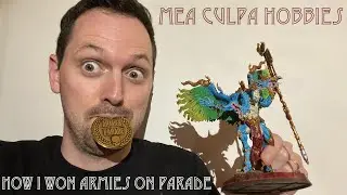 Thousand Sons and Chaos Daemons Armies on Parade Winning Board. How I won the painting competition