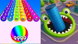 Ball Master vs Hole.io  - MAX LEVEL Gameplay Walkthrough Android, iOS  NEW UPDATE