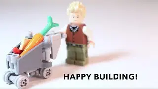 How To Build: LEGO Shopping Cart Micro-build