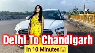 Delhi–Chandigarh Road Trip | Best Route,Tolls & Monsoon Travel Vlog🌧️