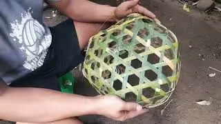 MAKING BAMBOO CHICKEN NEST/FARM LIFE